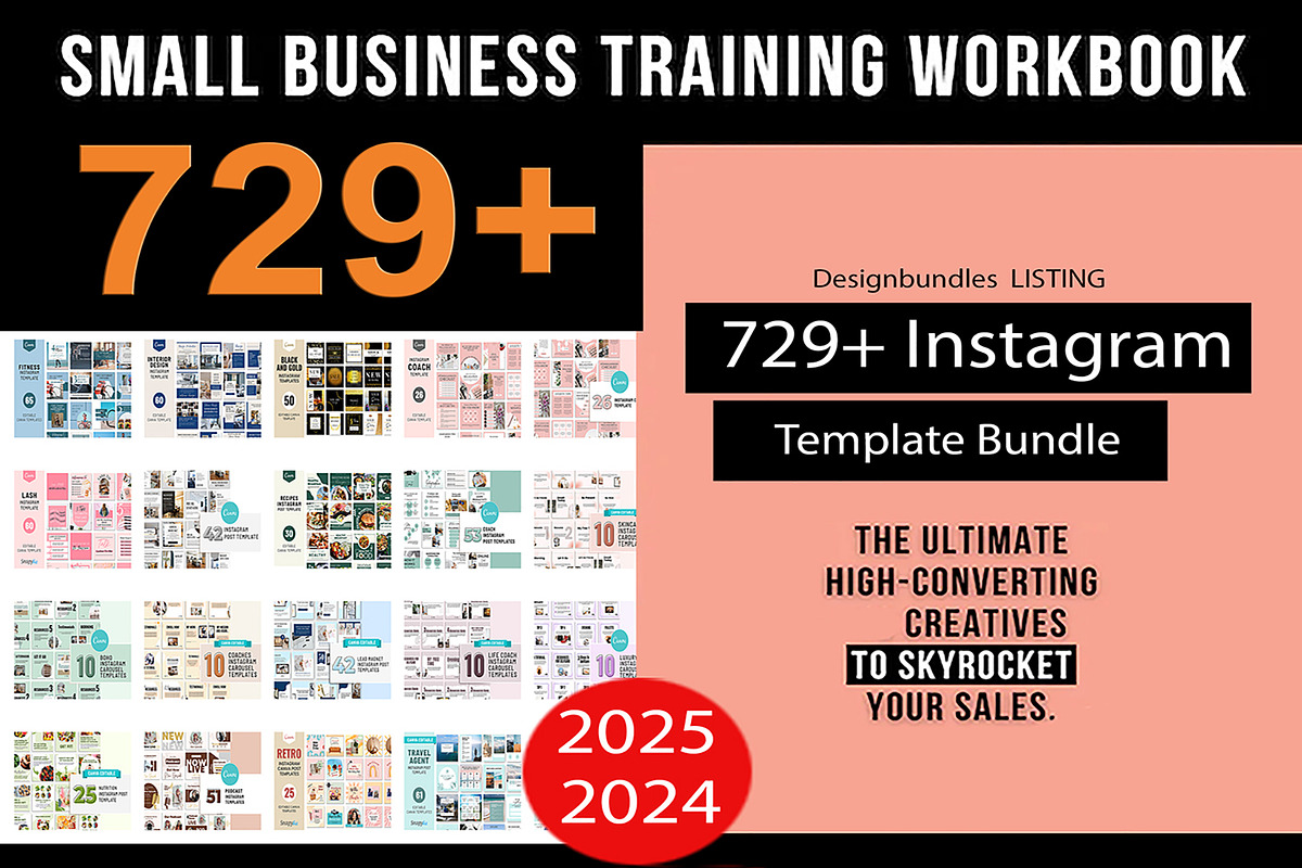 Instagram Template Bundle, an App Template by JustArtDigital (Photo 1 of 2)
