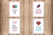 6 Valentine's Day Cards, a Card Template by Cyrah's Collection (Thumbnail 2 of 3)