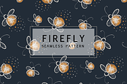 Firefly Seamless Pattern Design, a Pattern Graphic by Lady Bruniere Design (Thumbnail 1 of 8)