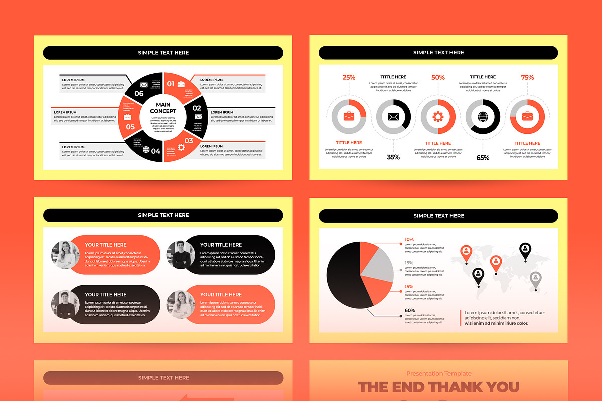 Business Plan PowerPoint Template, a Presentation Template by CreativeUP (Photo 6 of 6)