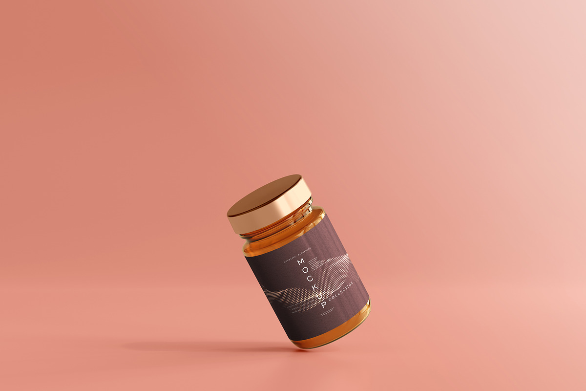 390+ Cosmetic Branding Mockup Scenes, a Cups & Container Mockup by pmvch (Photo 309 of 367)