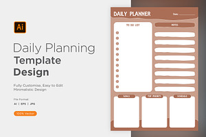 Daily Planner Sheet Design-23