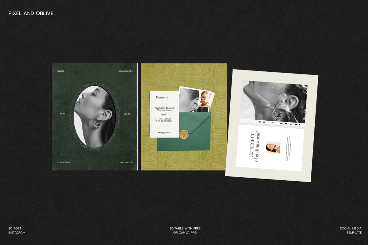 ALMA / Post Social Media KIT, a Social Media Template by Pixel And Oblivé (Photo 4 of 6)