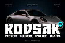 Rodsak - Sports Bold Font