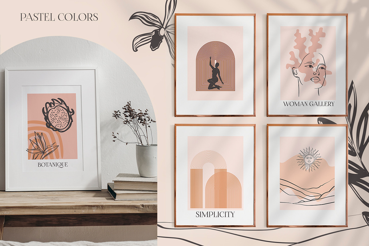 Poster Gallery Bundle, a Decorative Illustration by Mio Buono (Photo 46 of 82)