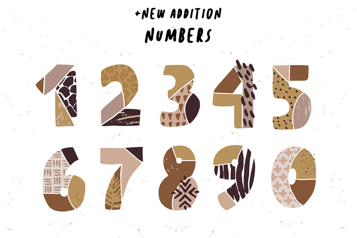 African Vibes alphabet collection, a Graphic by dasha mo (Photo 8 of 8)