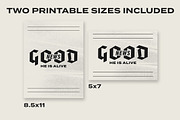 Easter Sunday Church Graphics, a Presentation Template by Blue River Studio (Thumbnail 3 of 6)