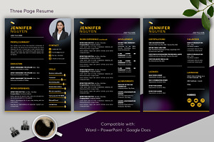 ATS Resume CV Word & Google Docs 34