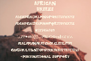 African Breeze Playful Font, a Handwritten Font by Deeezy (Thumbnail 5 of 6)