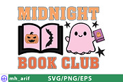 Halloween Book Club PNG SVG, a Graphic by mh_arif (Thumbnail 3 of 4)