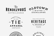 vintage logo, badge, insignia, label, a Branding & Logo Template by Brainware Graphic (Thumbnail 10 of 14)