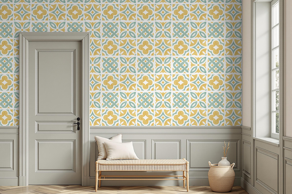 Sunlit Sage Mosaic Seamless Pattern, a Pattern Graphic by OwlAndFern (Photo 8 of 15)