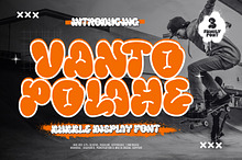 Vanto Polahe - Bubble Fest Font
