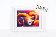 Simple White Frame Mockup Horizontal, a Print Template by Pixomize (Thumbnail 2 of 2)