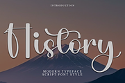 History, a Handwritten Font by InermediaSTUDIO (Thumbnail 1 of 7)