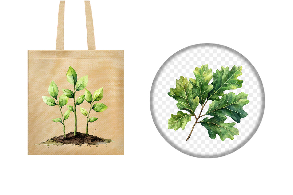 Spring Woodland Clipart, an Illustration by Design Market (Photo 5 of 5)