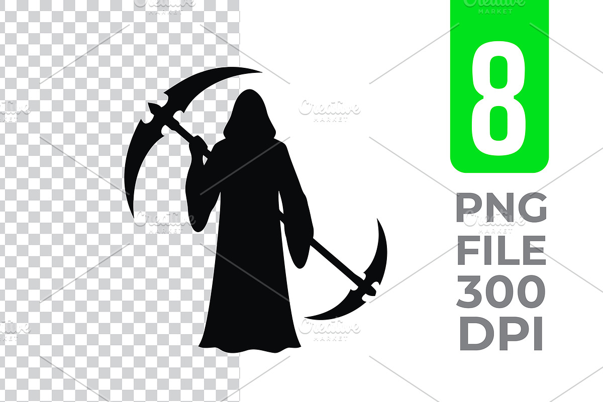 Skeleton Reaper Vector Bundle, an Object Graphic by Artonix (Photo 3 of 3)