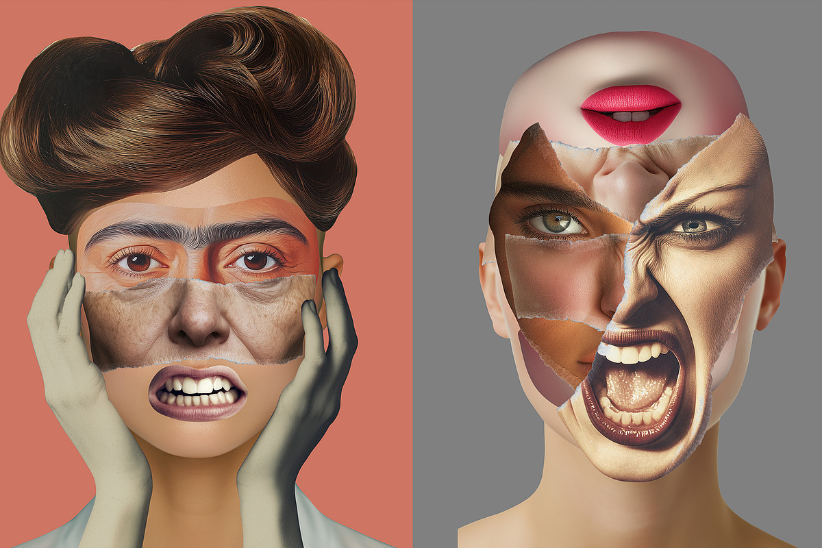 The Face Collage, an Object Graphic by Graphicdome (Photo 14 of 21)