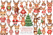 Quirky Funny Christmas Reindeer PNG, an Illustration by SinaCreation (Thumbnail 1 of 7)