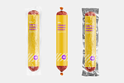 Cervelat Sausage Mockup, a Packaging Mockup by BlackMockup (Thumbnail 8 of 15)