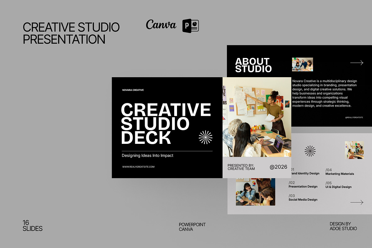 Creative Studio Presentation, a Presentation Template by adoestudio (Photo 1 of 8)