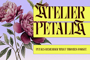 Avore - Font Duo Logo Branding, a Blackletter Font by Nirmana Visual (Thumbnail 9 of 11)