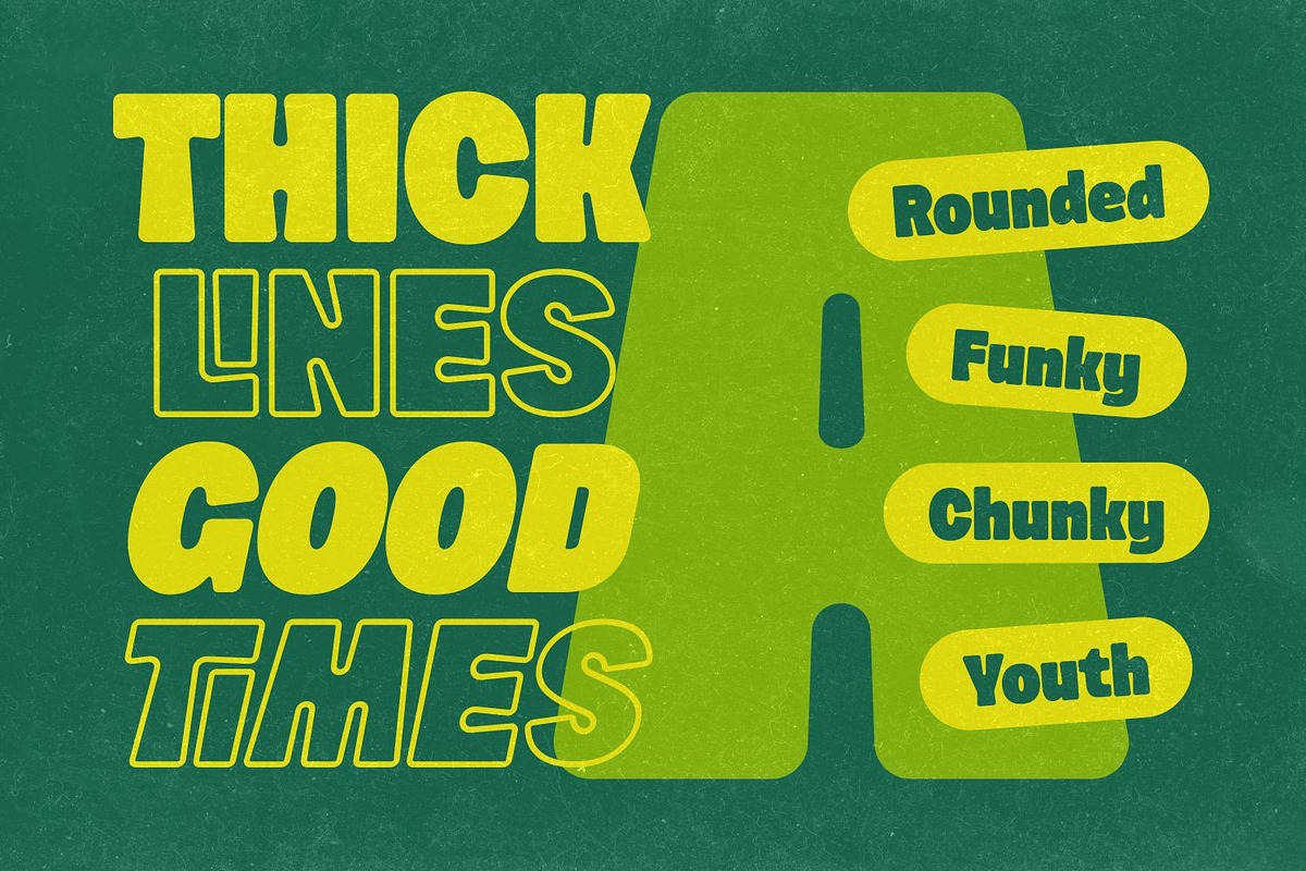 Mickon Font Family, a Sans Serif Font by Asenbayu (Photo 2 of 15)