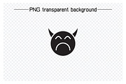 Bored and Moody Devil Emojis, a Solid Icon by Designfour (Thumbnail 2 of 7)