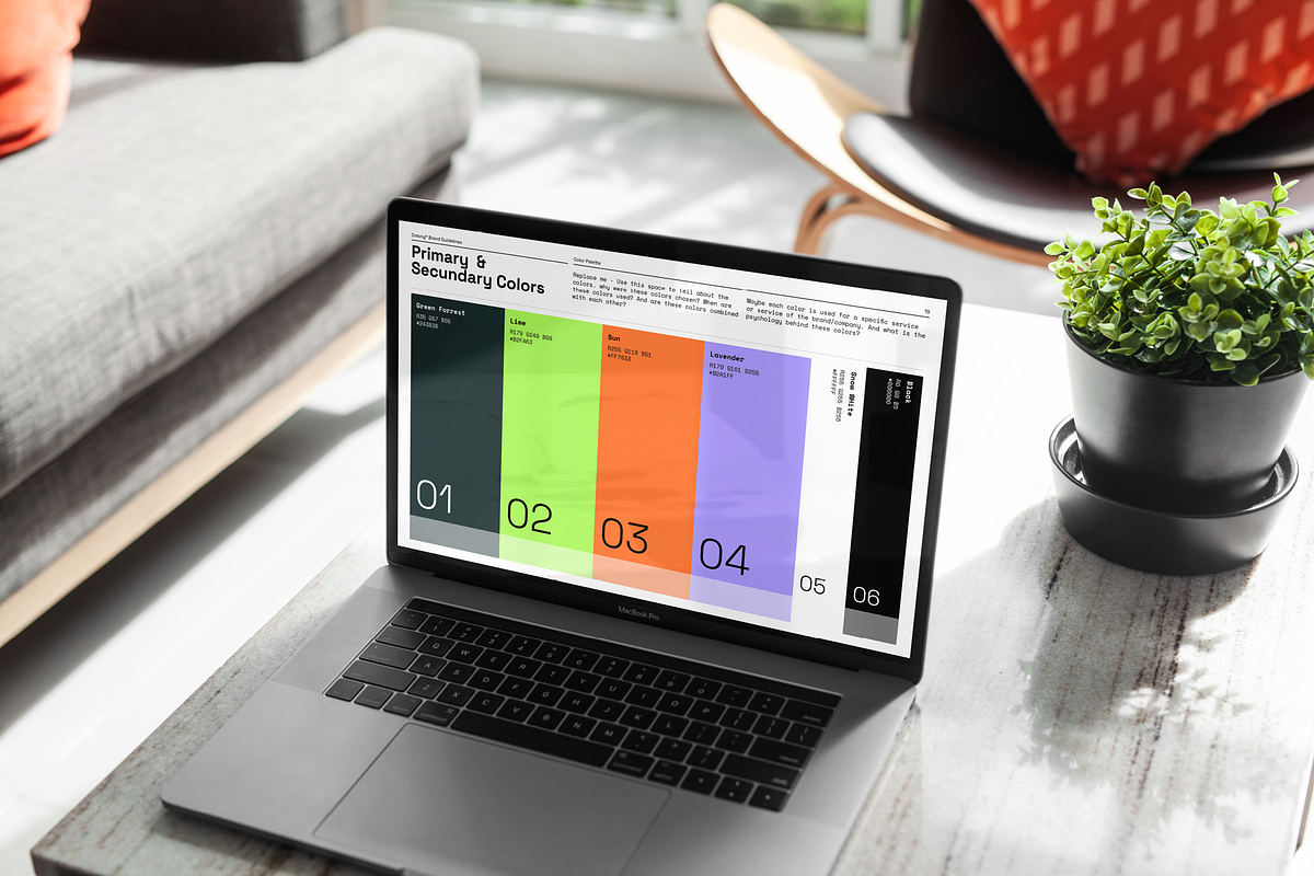 Brand Guidelines Template, a Presentation Template by Typefool's Shop (Photo 6 of 11)