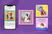 70's Fashion Social Media Template, a Social Media Template by Annora Studio (Thumbnail 5 of 8)