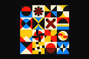Geometric Shapes Dots Construction, a Pattern Graphic by Neo Geo (Thumbnail 7 of 9)