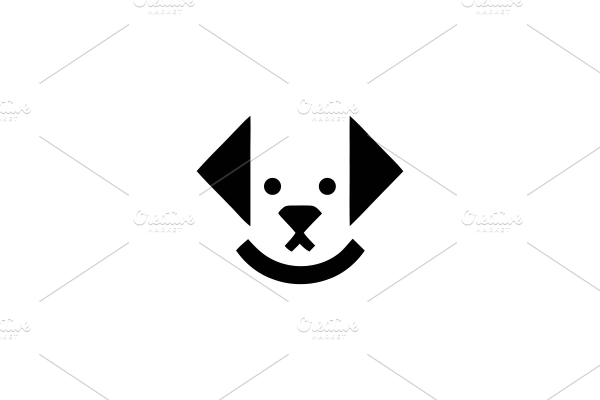 Happy dog modern mascot logo, a Branding & Logo Template by Vectorium Studio (Photo 1 of 2)