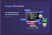3D Web Design Scenes, a Scene 3D Model by Sunny Design (Thumbnail 2 of 6)