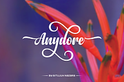 Anydore, a Script Font by 7NTypes (Thumbnail 1 of 6)