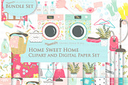 Cleaning, Household Chores, an Illustration by Mia's Graphic Design (Thumbnail 1 of 9)