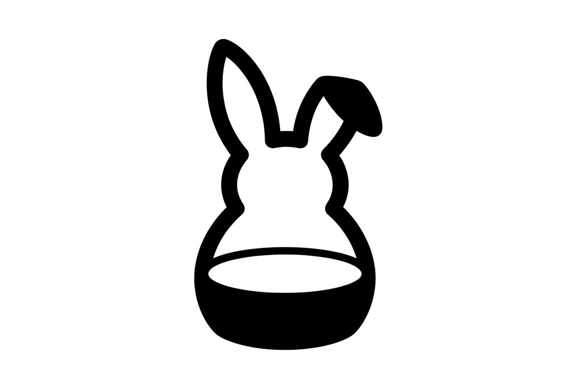 50 Easter Egg Bunny Silhouette, an Illustration by jahid234 (Photo 39 of 51)