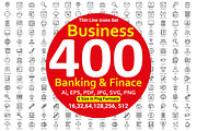 Business Strategy and Banking, an Outline Icon by Color Cubes (Thumbnail 1 of 5)