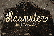 Hasmuter Retro Script, a Script Font by madeDeduk (Thumbnail 1 of 8)
