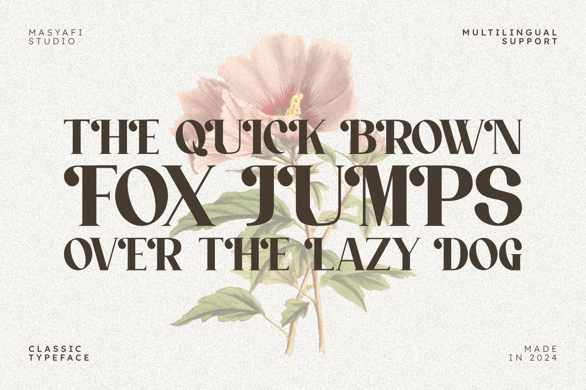 Norgia - Retro Serif Font, a Serif Font by Masyafi Studio (Photo 5 of 8)