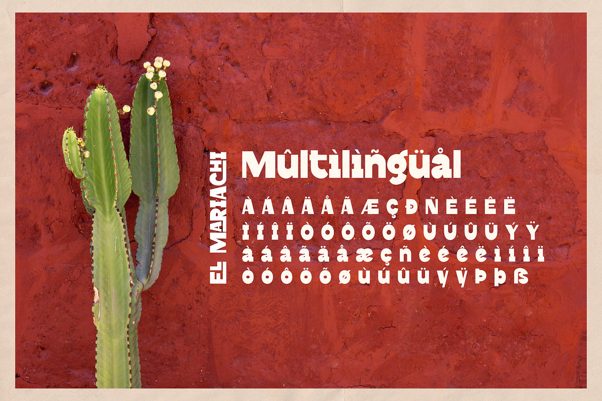 El Mariachi - Libre Type, a Sans Serif Font by ikiiko (Photo 8 of 8)