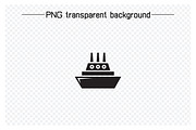 Ship and Cruise Solid Icons, a Transportation Illustration by Designfour (Thumbnail 5 of 7)