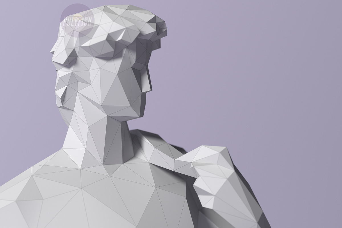 DIY David (Michelangelo) 3D template, a Templates & Theme by PolyFish (Photo 1 of 6)