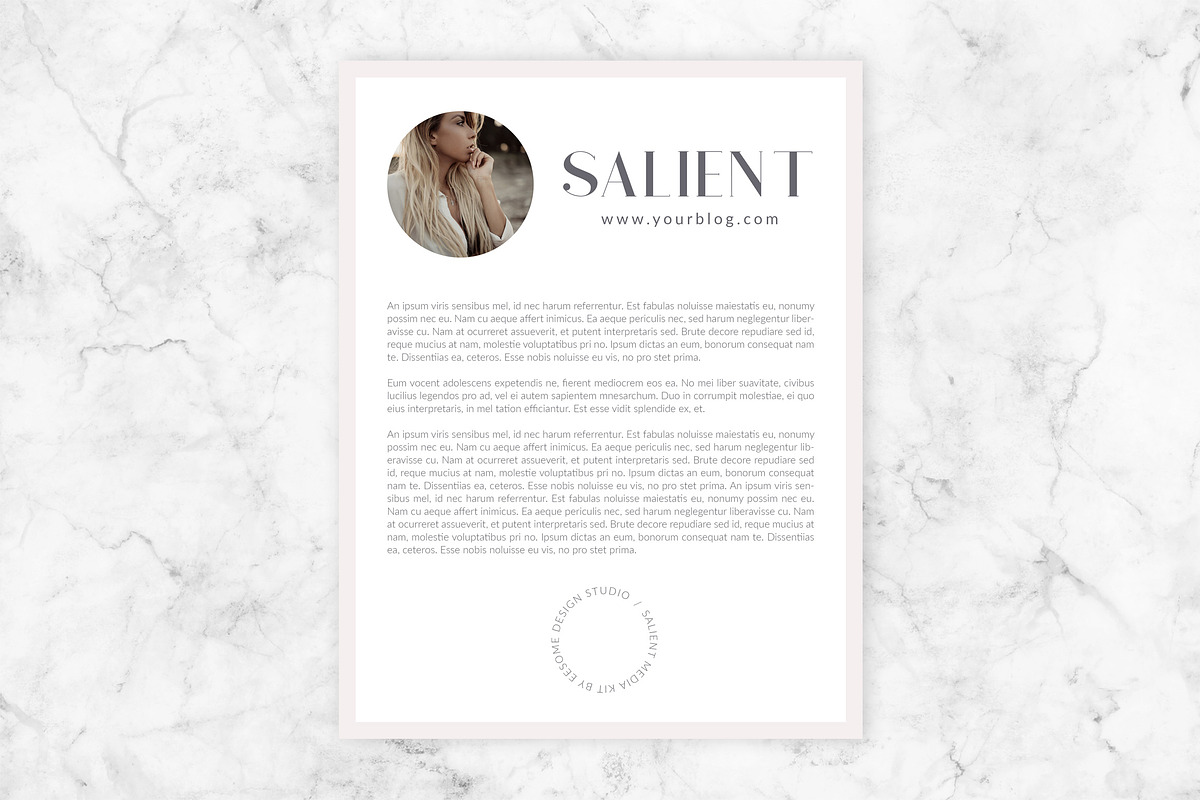 Media Kit Template, a Stationery Template by Eesome Design Studio (Photo 4 of 4)