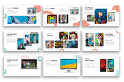 Uzelac-Pop Art PowerPoint Template, a Presentation Template by kreatifreya (Thumbnail 4 of 5)