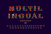 Mexican Pattern Colored font, a Symbol Font by kaer_shop (Thumbnail 11 of 14)