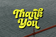 Gladolia - Chunky Groovy Font, a Serif Font by Dharmas Foundry (Thumbnail 16 of 16)