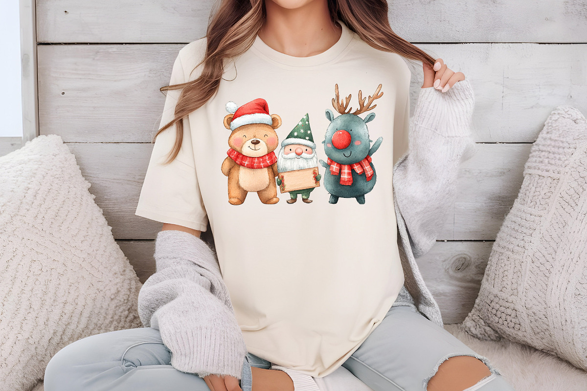 Watercolor Happy Characters PNG, an Illustration by DreamCafeArt (Photo 5 of 6)