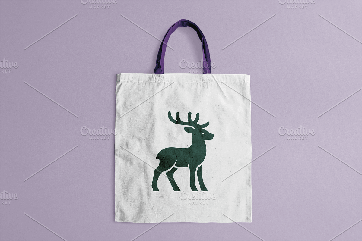 Minimalist Forest Stag Logo, a Branding & Logo Template by Vectorium Studio (Photo 2 of 2)