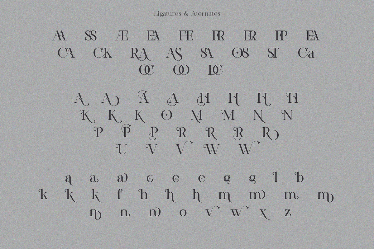 Rikatin – Stylish Display Serif Font, a Serif Font by BrandSemut (Photo 6 of 8)