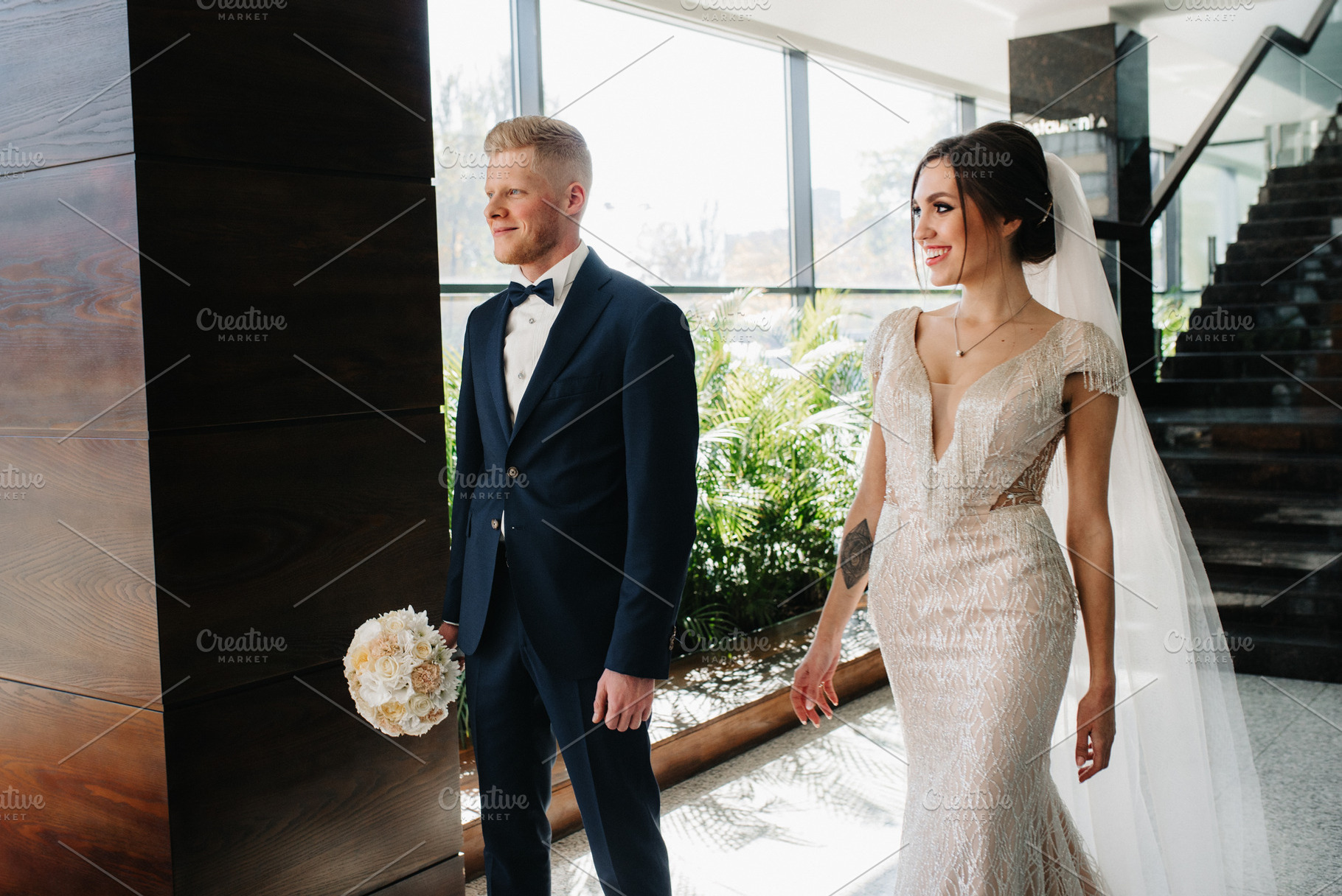 first meeting of the bride and groom, a Person Photo by Weddings, People, Travel